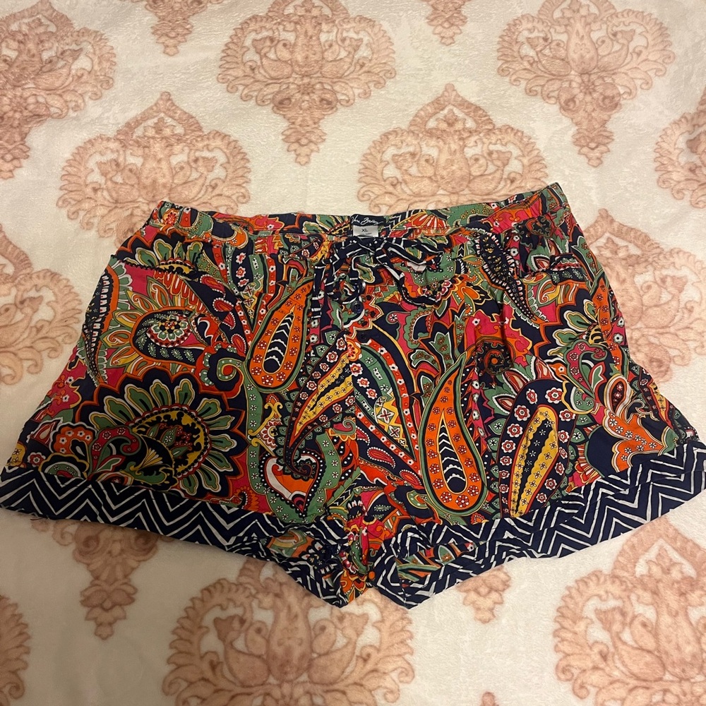 Vera Bradley Multicolor Paisley Shorts